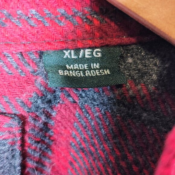 Orvis Men's XL Plaid Flannel Shirt Jacket - Picture 7 of 9